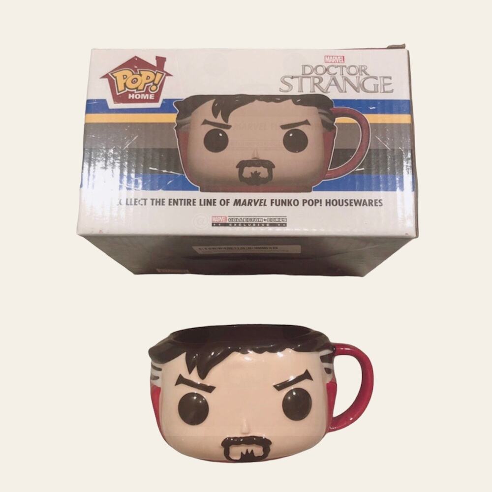 New Marvel Funko Pop Doctor Strange Head Ceramic Mug